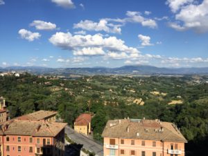 View from downtown Perugia. Yep. Amazing.